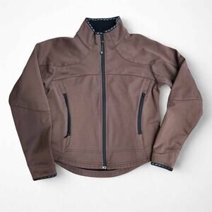 Kerrits Equestrian Softshell Riding Jacket - Brown -(See Measurements)